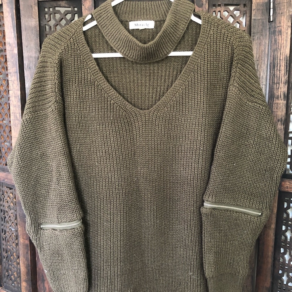 Cutout Sweater